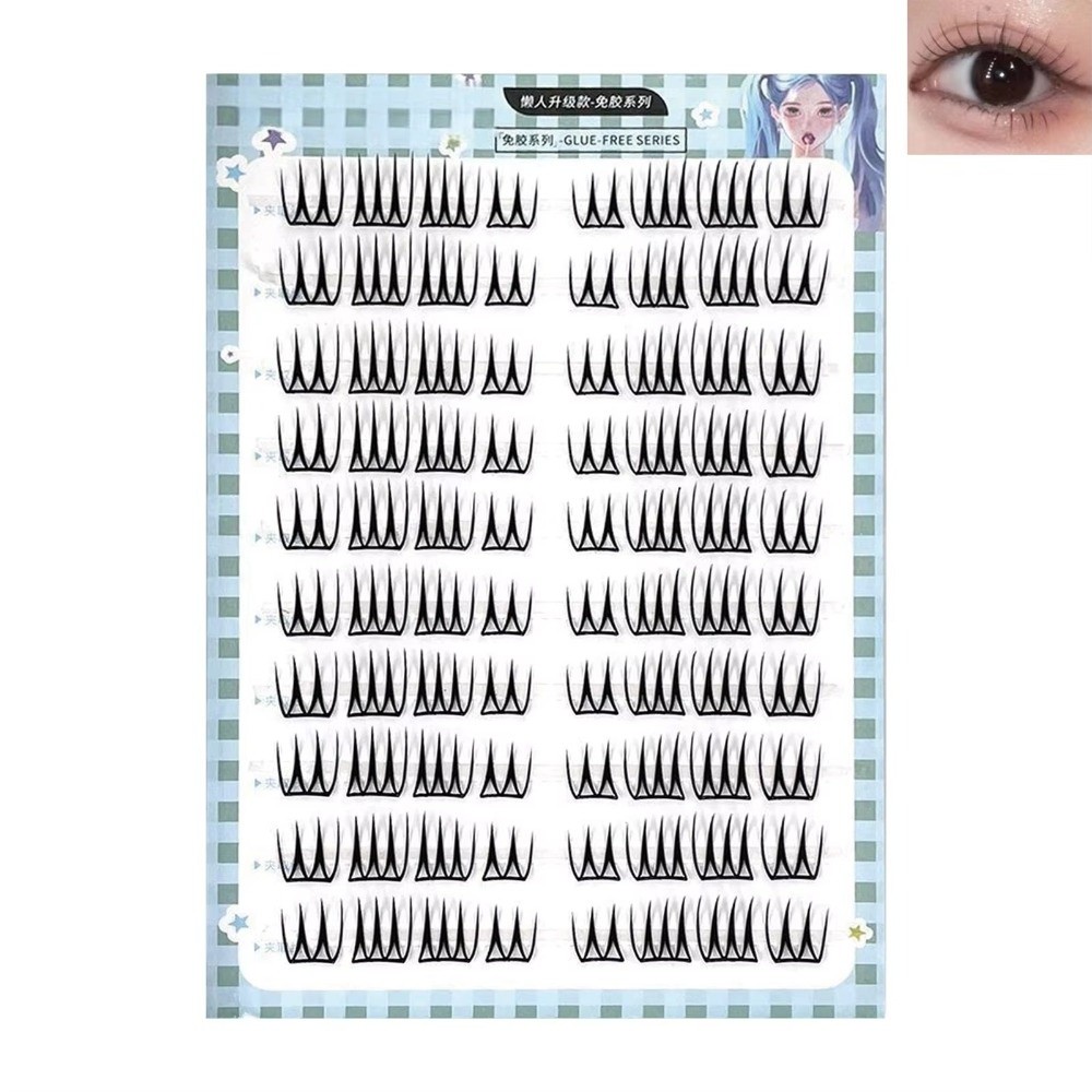 Eyelash Extension No 8 - Sztuczne rzęsy w koreańskim stylu, samoprzylepne,