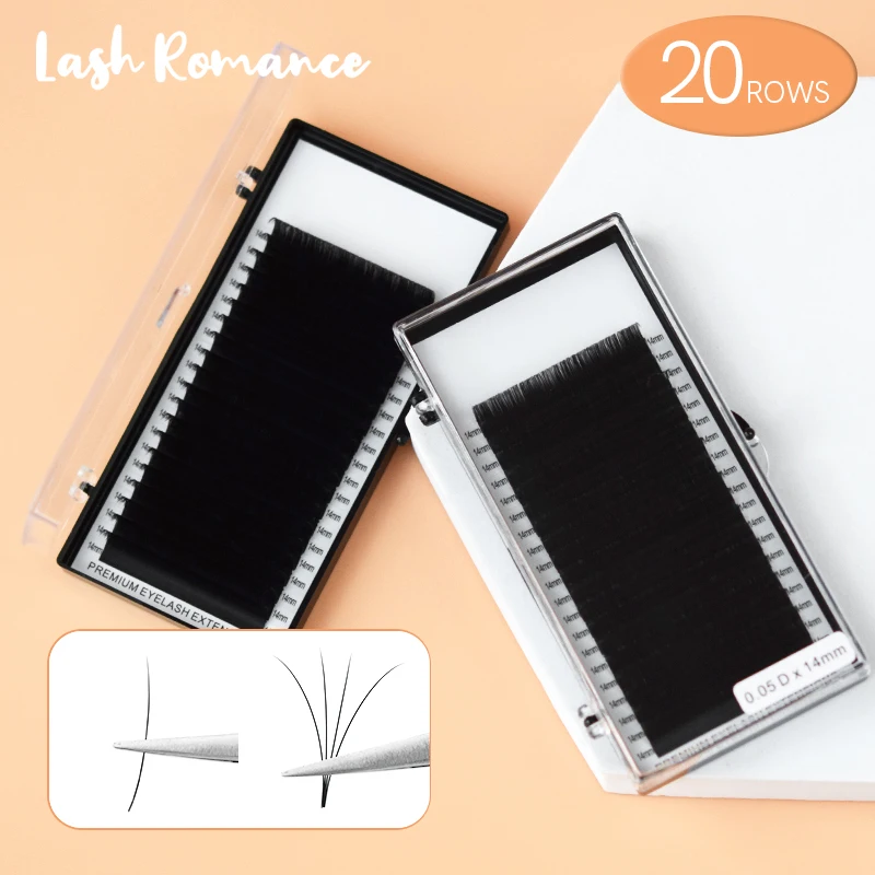 Eyelash Extension Korea Natural - H&L SINCE 1990 Pojedyncze rzęsy 20