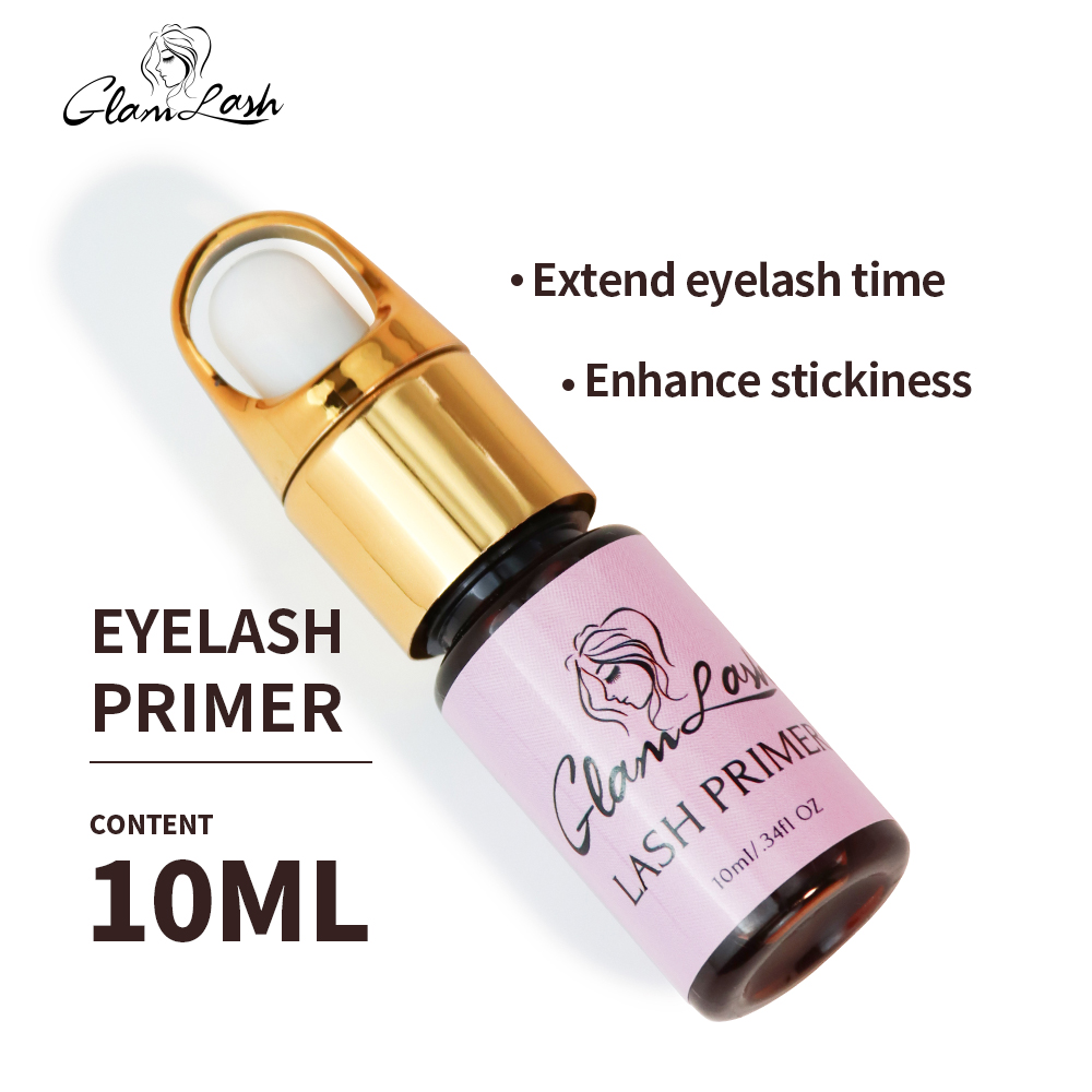 Eyelash Extension Glue For Sensitive Eyes - GLAMLASH 10ml podkład do przedłużania rzęs