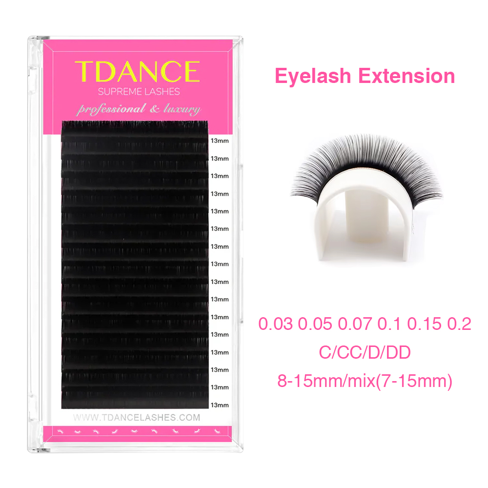 TDANCE przedłużanie rzęs 16 rz – Eyelash Extension Korea Natural recenzja i cena