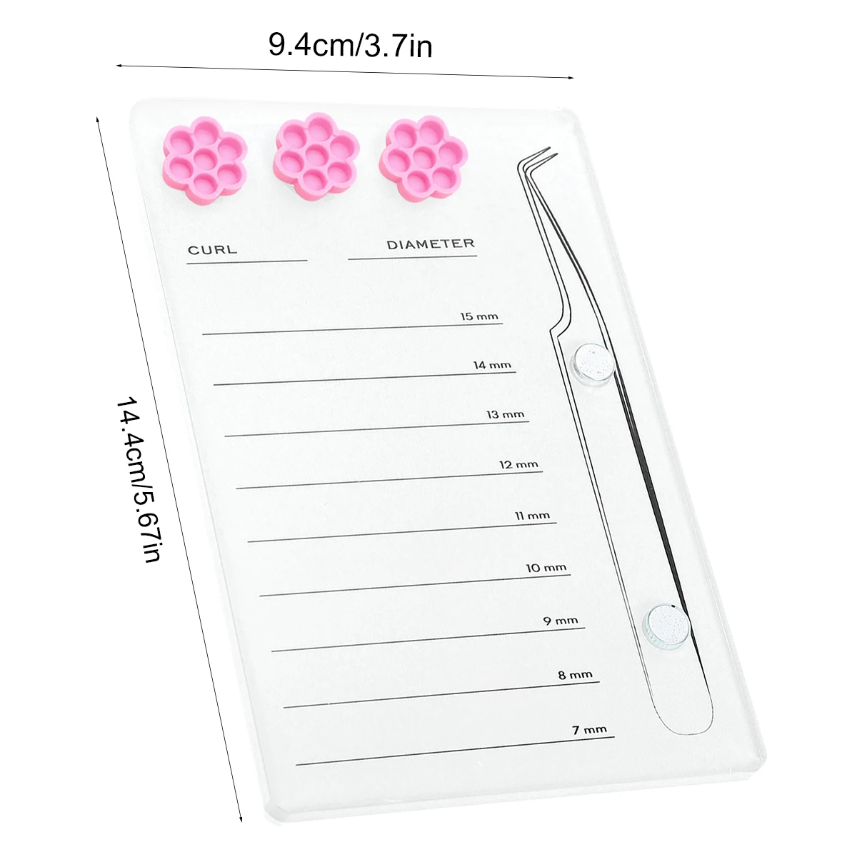 Magnetyczna podkładka do przed – Eyelash Extension Menu recenzja i cena