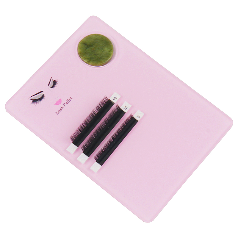 1 sztuk akrylowy jadeitowy kam – Eyelash Extension Menu recenzja i cena