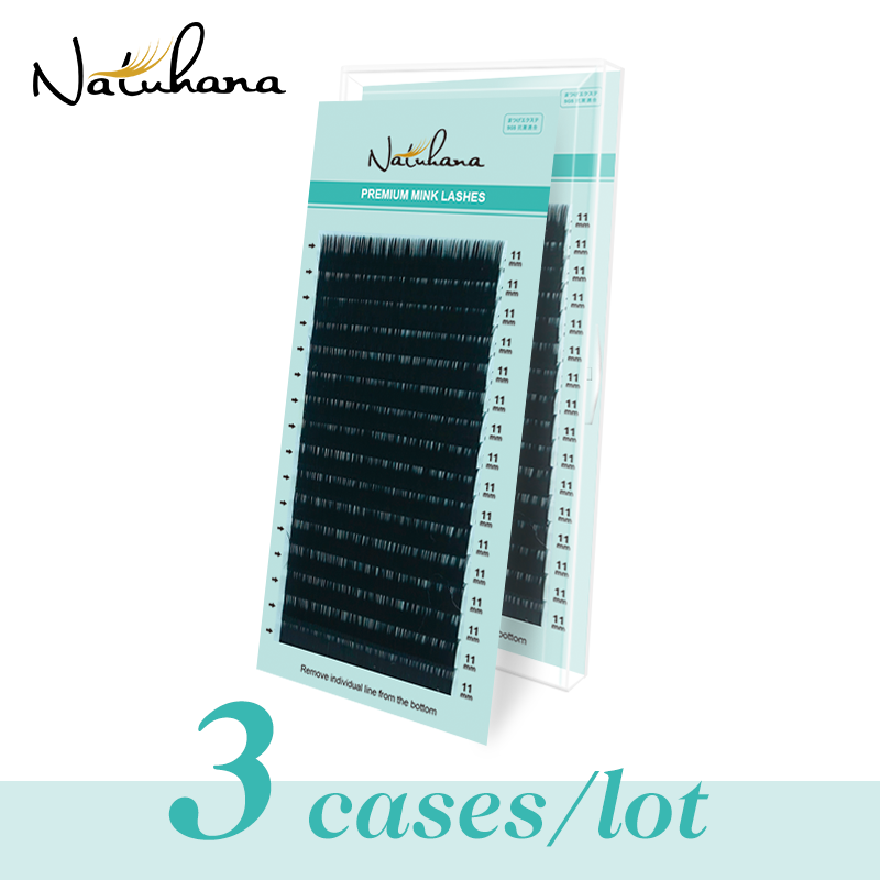 NATUHANA 3 Zestawy/Partia Sztu – Eyelash Extension Korea Natural recenzja i cena