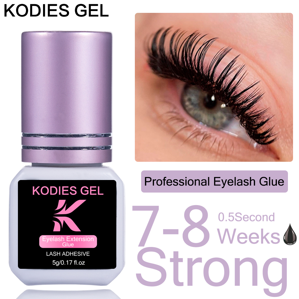 KODIES GEL Extra Strong Eyelas – Eyelash Extension Glue For Sensitive Eyes recenzja i cena