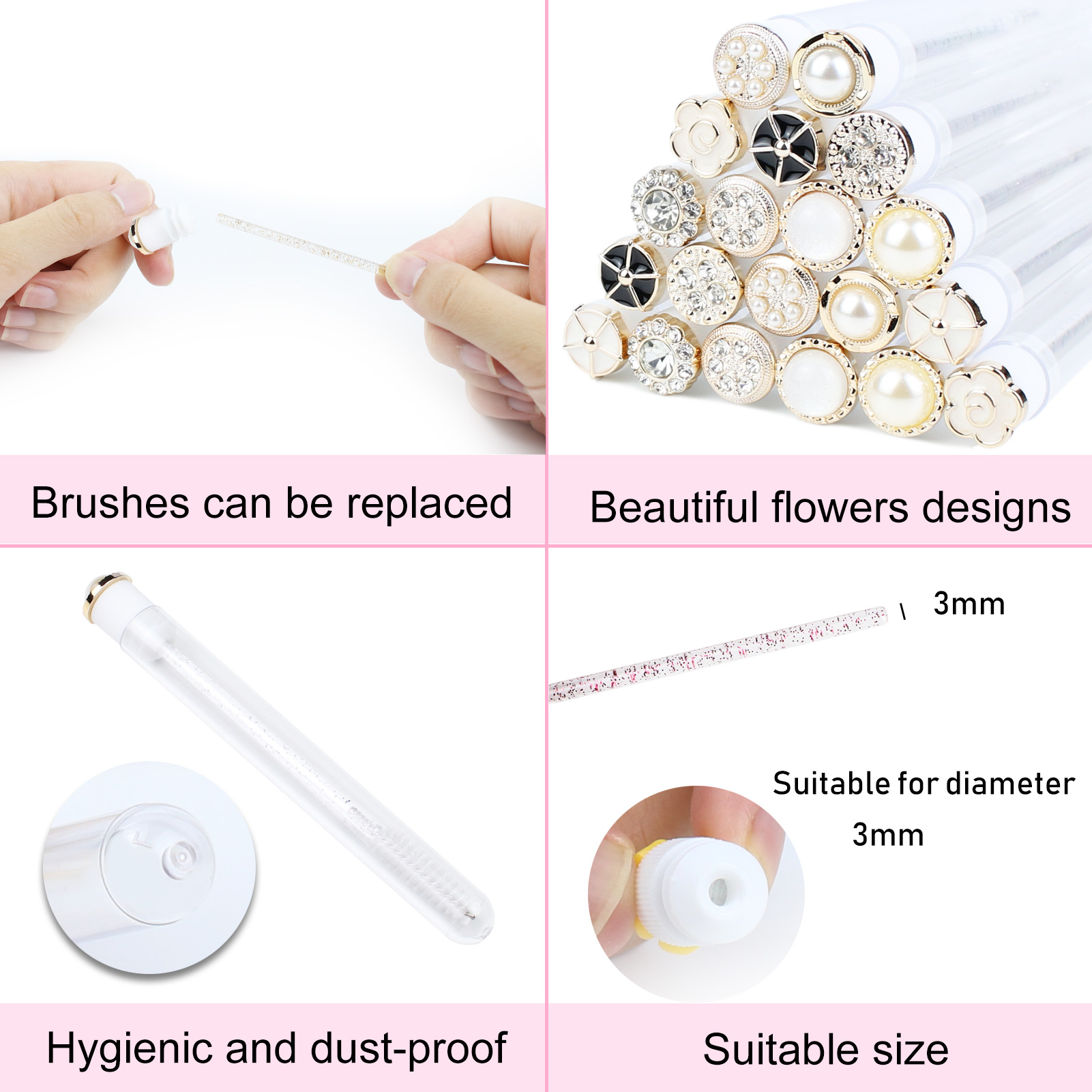 Różdżki do tuszu do rzęs Tube  – Eyelash Extension For Beginners recenzja i cena