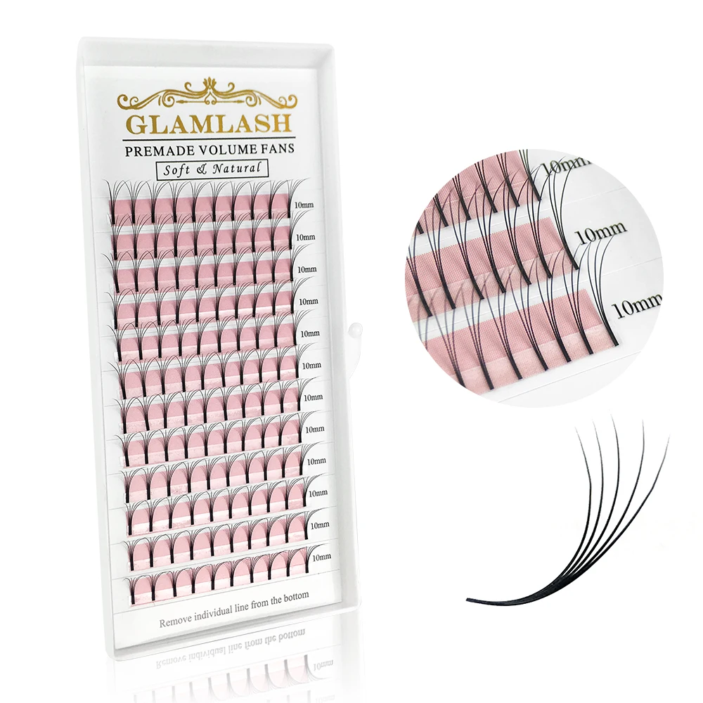 GLAMLASH 2D-6D gotowe wachlarz – Eyelash Extension Korea Natural recenzja i cena