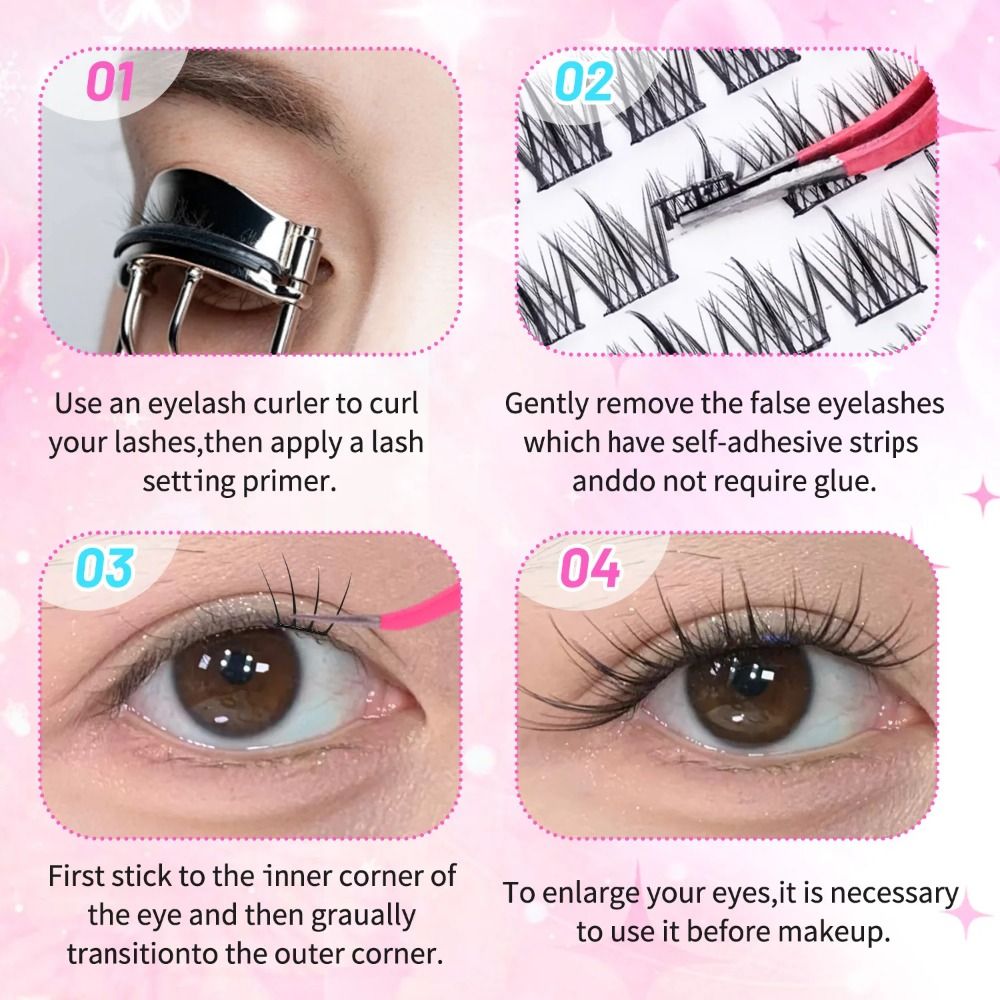 24 rzędy sztucznych rzęs o dłu – Eyelash Extension No 8 recenzja i cena