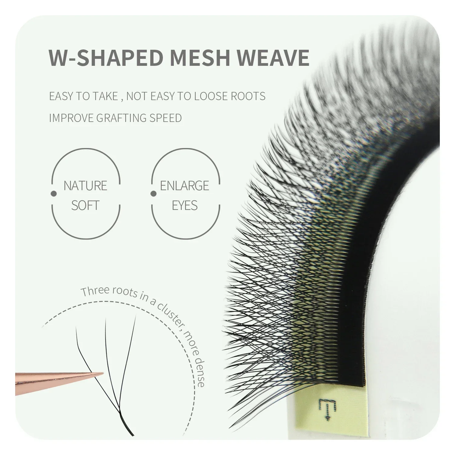 ANNAFRIS Brown W Shape Lash Ex – Eyelash Extensions Classic recenzja i cena