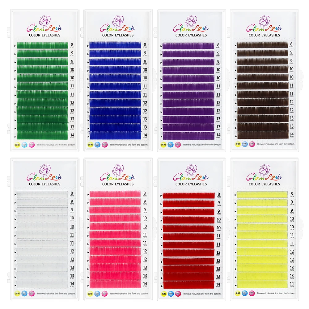 GLAMLASH Color Lash Purple Blu – Eyelash Extensions Classic recenzja i cena