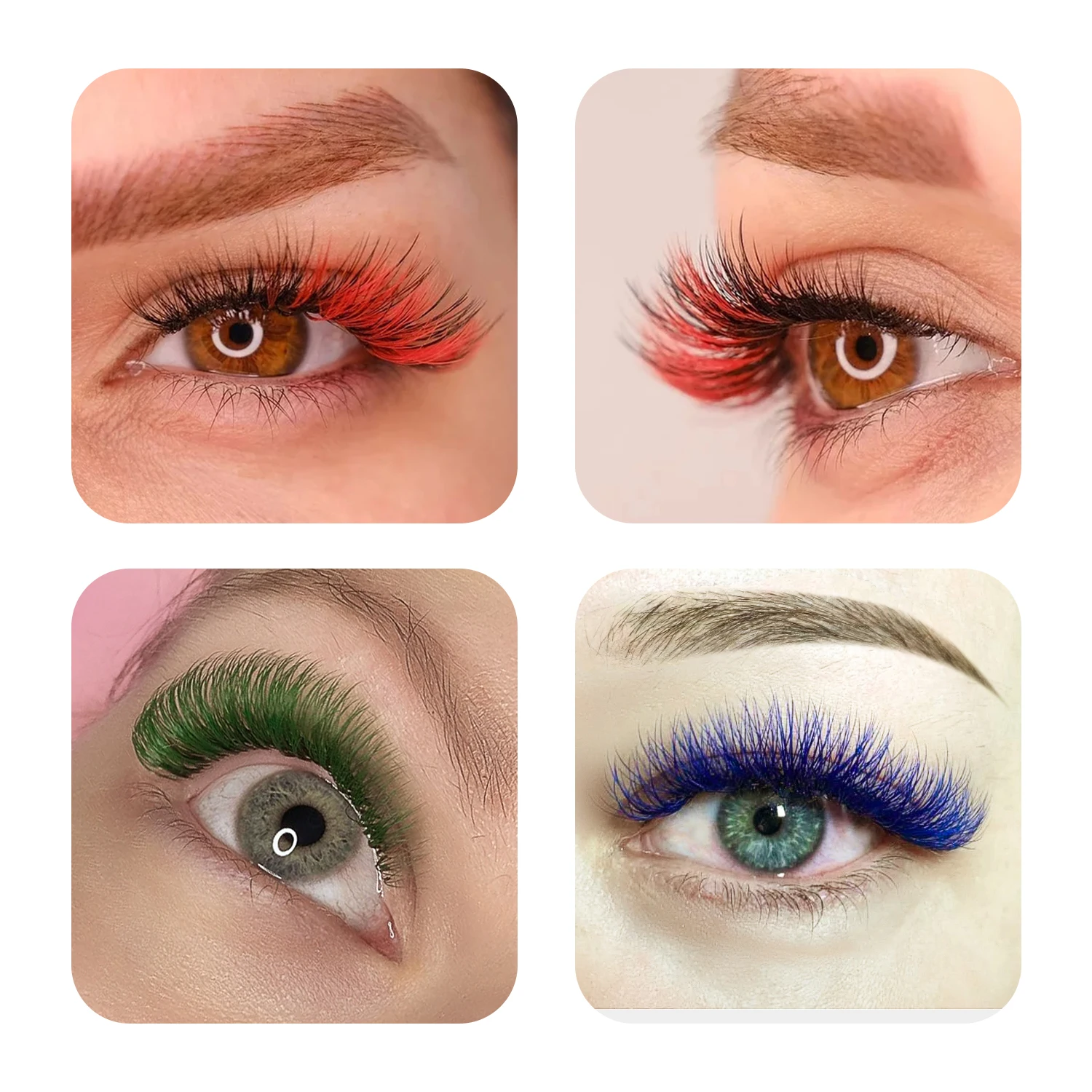 GLAMLASH Color Lash Purple Blu – Eyelash Extensions Classic recenzja i cena