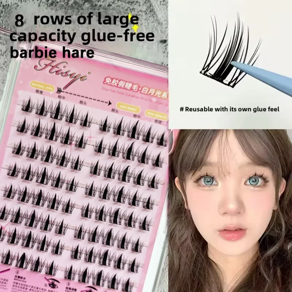 Naturalne rzęsy samoprzylepne, – Eyelash Extension No 8 recenzja i cena