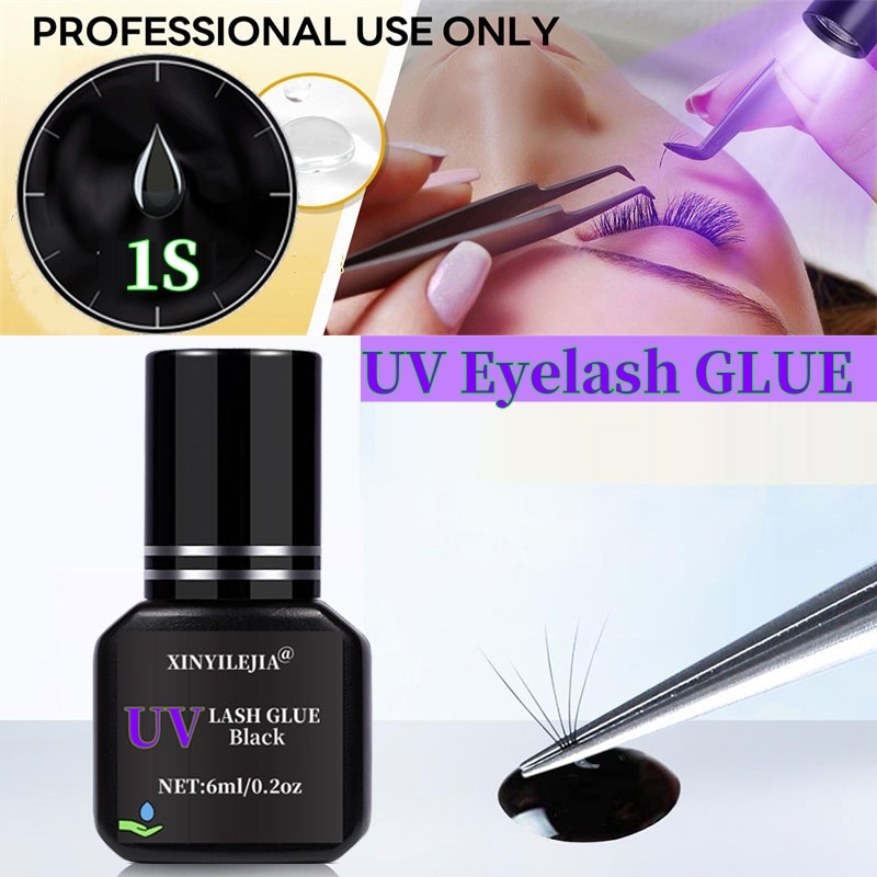 NOWY klej do rzęs UV 6ml do pr – Eyelash Extension Glue For Sensitive Eyes recenzja i cena