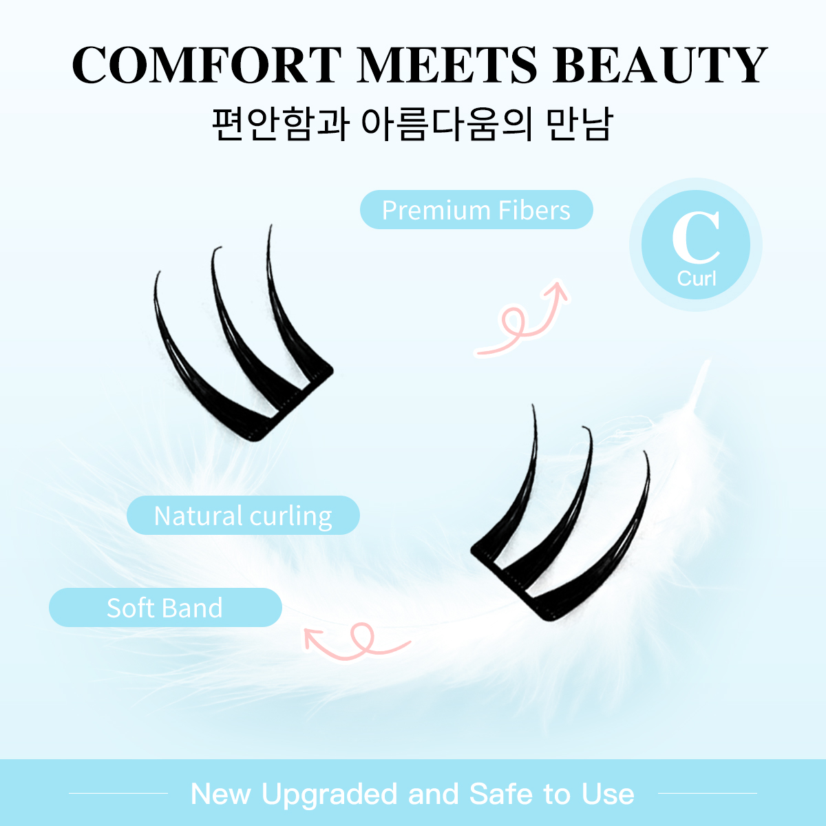 Kępki rzęs bez kleju, seria ul – Eyelash Extension Menu recenzja i cena