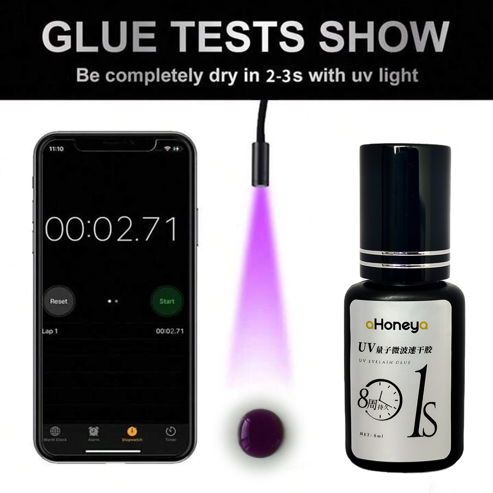 Salon UV Klej do przeszczepian – Eyelash Extension Glue For Sensitive Eyes recenzja i cena