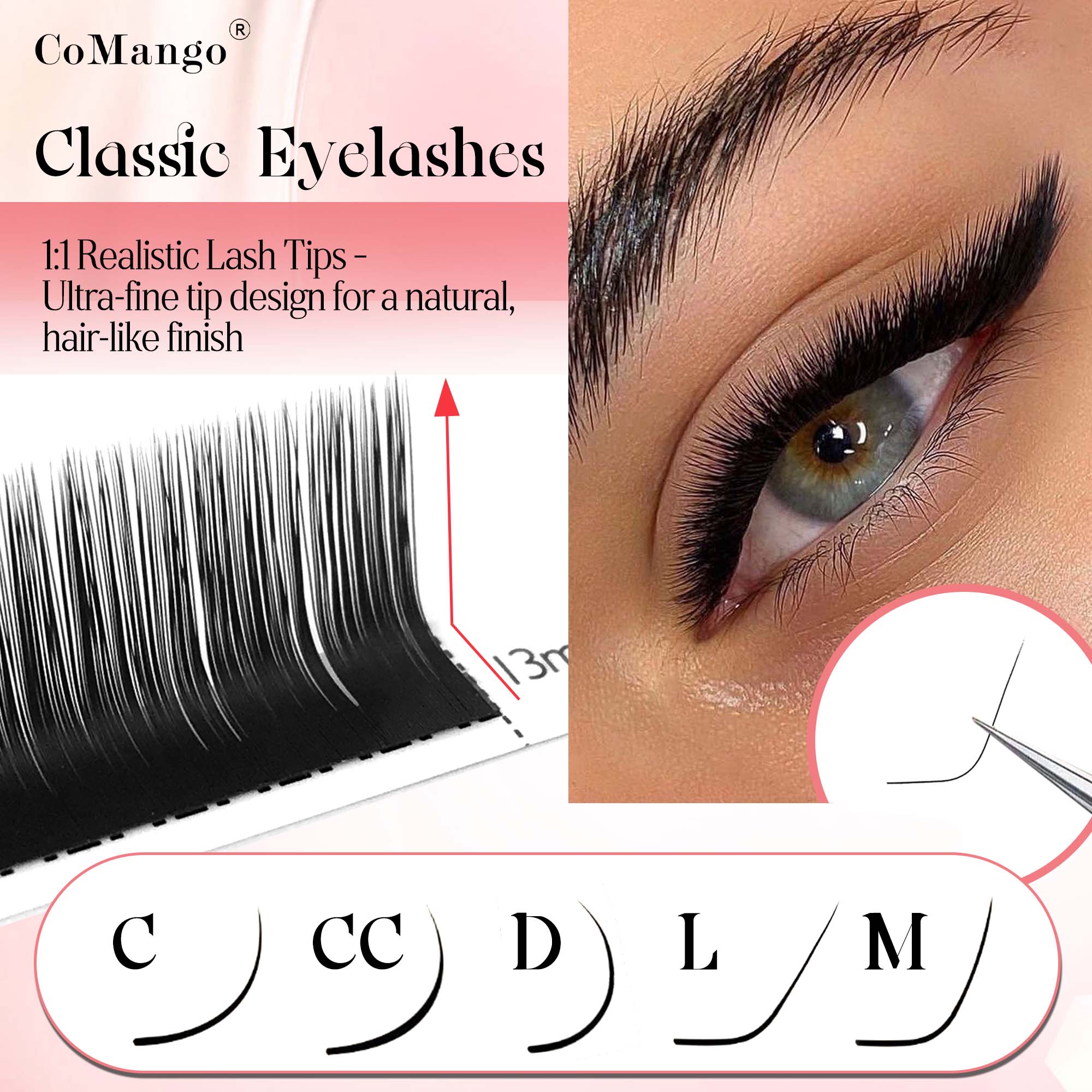 CoMango klasyczne przedłużanie – Eyelash Extensions Classic recenzja i cena